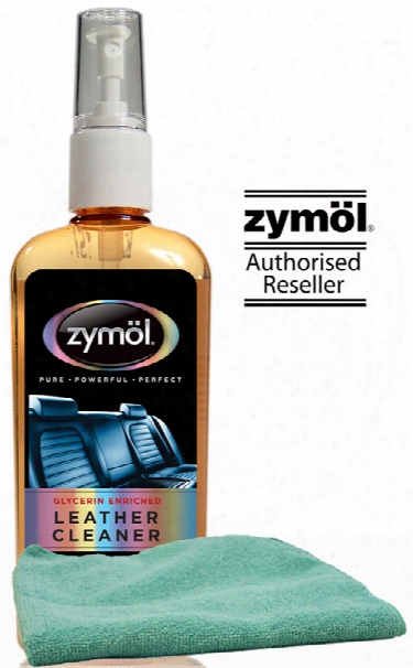 Zymol Leather Cleaner 8 Oz. &amp; Microfiber Cloth Kit