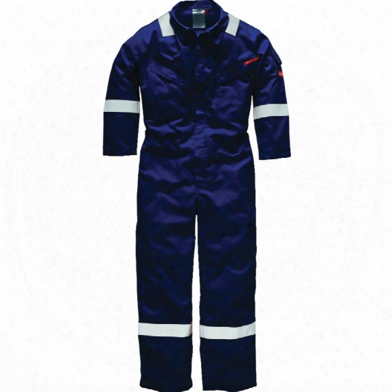 Dickies Fr5402 Pyrovatex Coverall 350gsm Navy 42"r