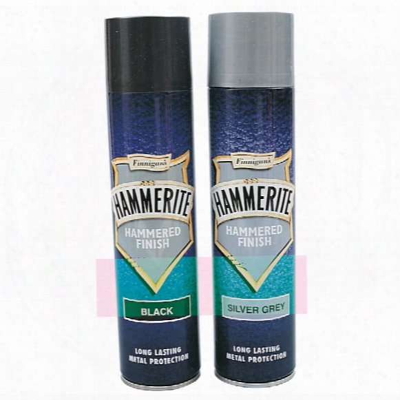 Hammerite Paint 400ml Aerosol Black