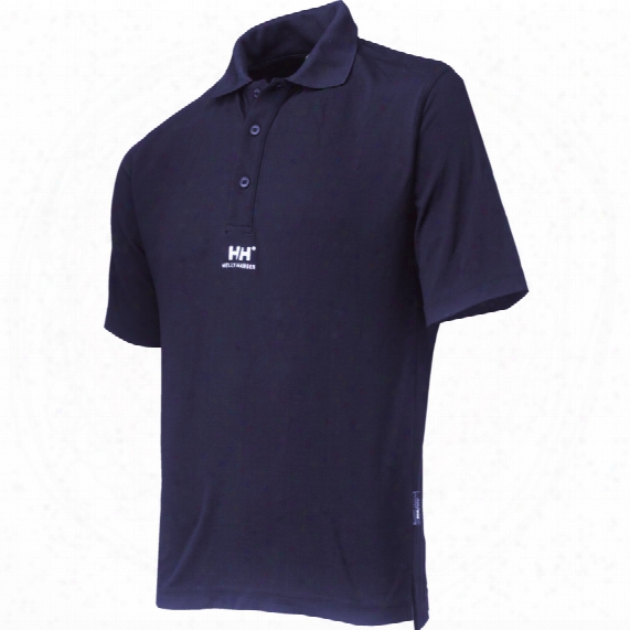 Helly Hansen 79044 Liverpool Men's Navy Pique Polo Shirt - Size M