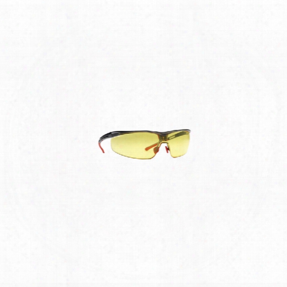Honeywell Adaptec Narrow Black/red, Amber Lens Safety Specs