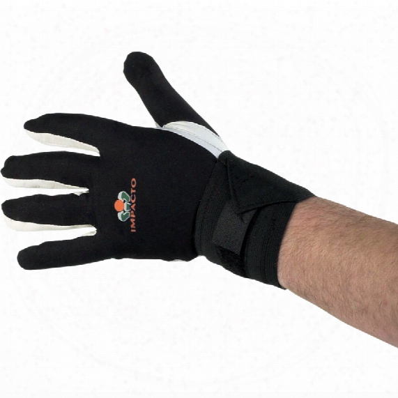 Impacto Protective Products Inc 473-30 Anti-impact Palm-side Coated Black/white Gloves - Size 7