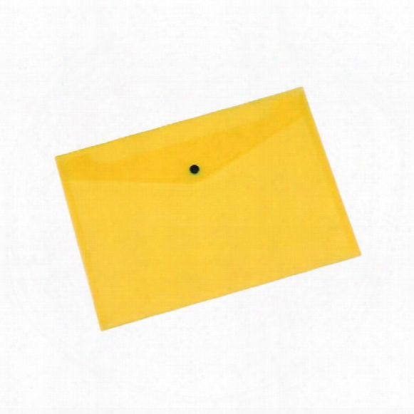 Qconnect Q Connect Document Folder Plastic Yellow