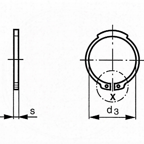Qualfast 3mm Din 471 External Circlips (pack 100)