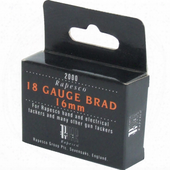 Rapesco S1602mb4 18 Gauge Brads 1 6mm (box-2000)