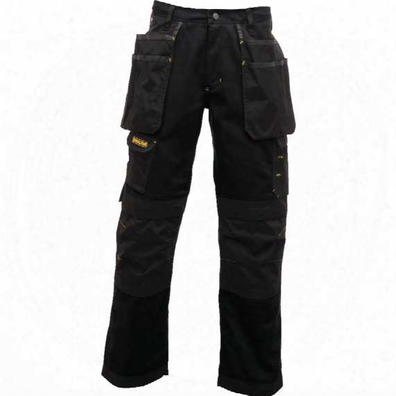Regatta Trj336 Hardwear Men's Black Workline Trousers - Size 30l