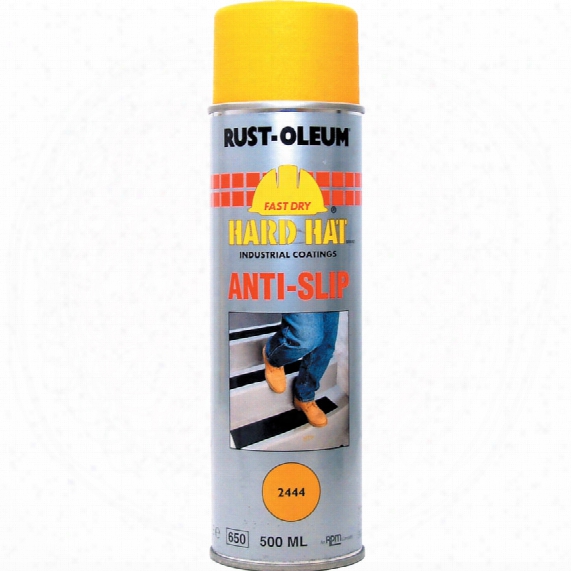 Rust-oleum 2444 Safety Yellow Anti-slip Coating Aerosol Spray 500ml