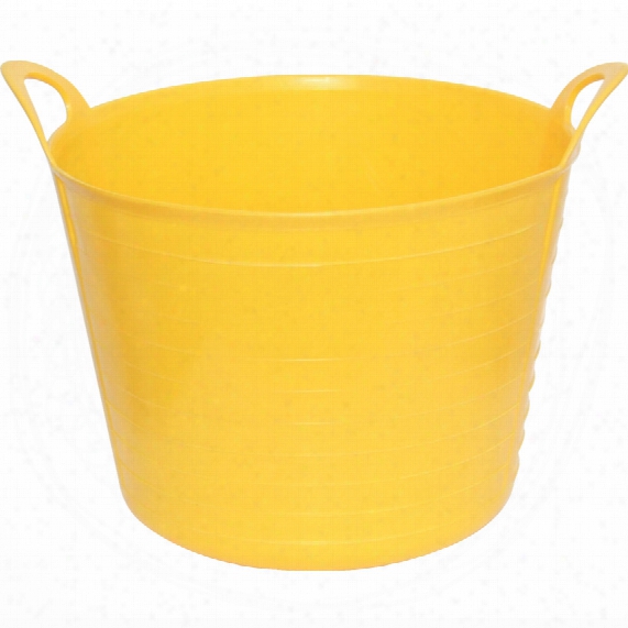 Sitesafe Flexi Tub 42ltr Builders Bucket Yellow