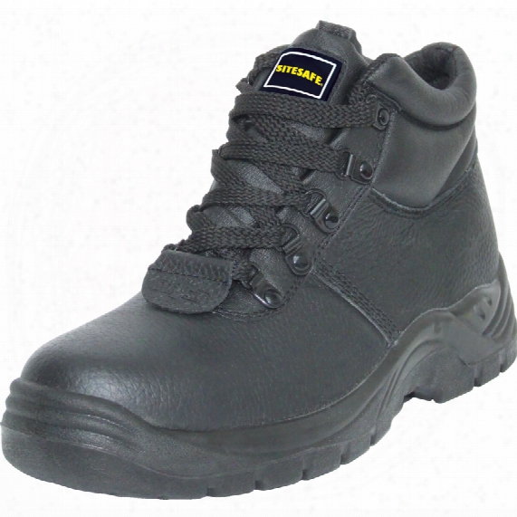 Sitesafe Ssf01 Men's Black Safety Boots - Size 7