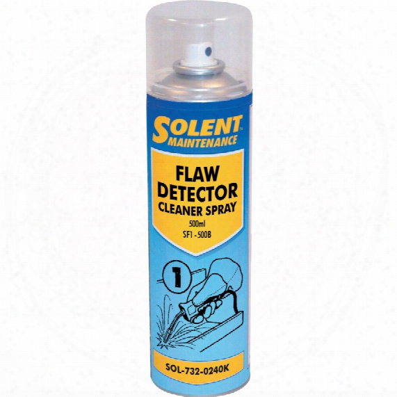 Solent Maintenance Sf1-500b Flaw Detector Cleaner Spray 500ml