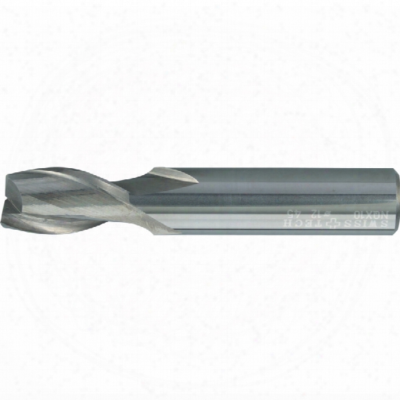 Swisstech 9.0mm St/sh Short 2fl Carbide Slot Drill
