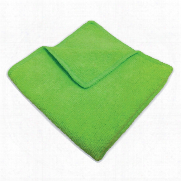 32x36cm Economy Green Microfibre Cloth