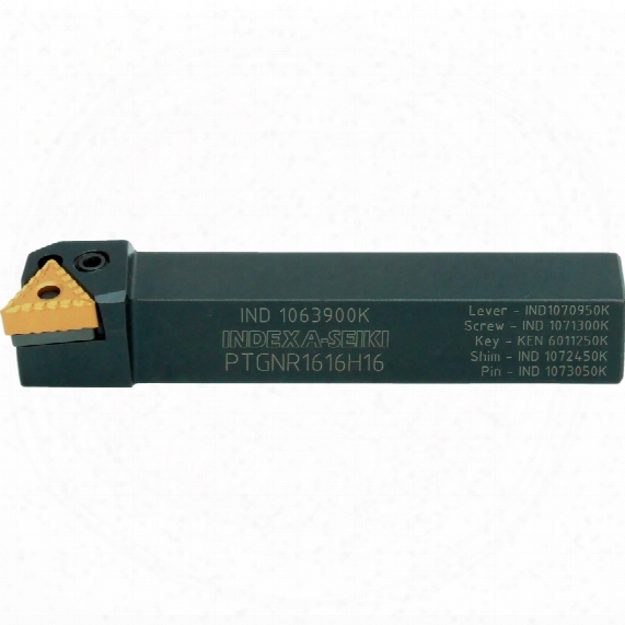 Indexa Ptgnl 2525m16 C/w 10 'p' Style Inserts
