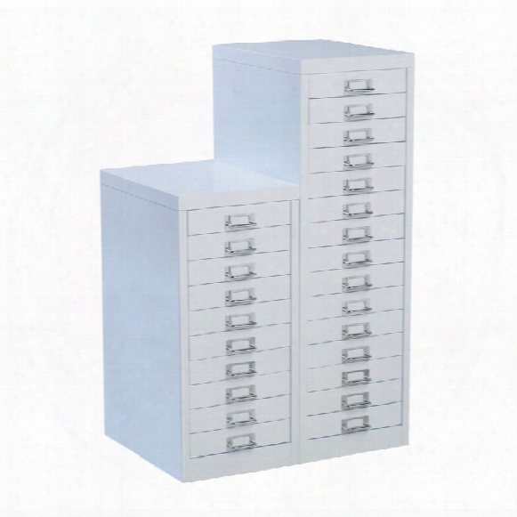 Matlock 10-drawer Locking Multi-d Rawer Grey