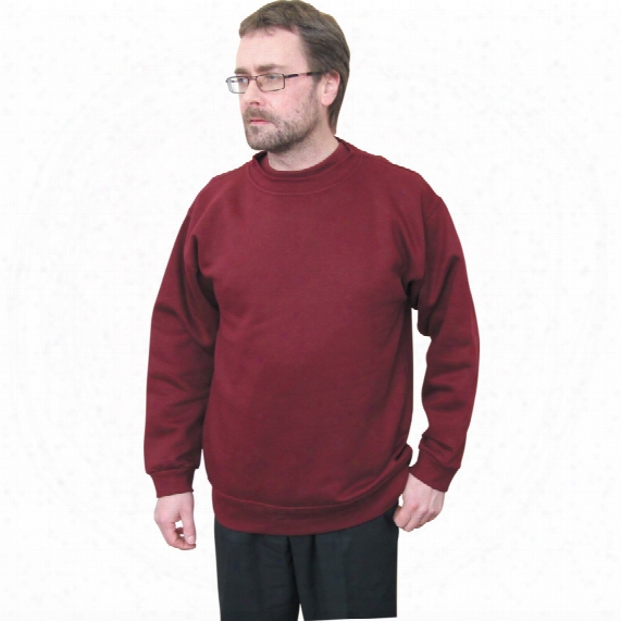 Ranks Rk20 Deluxe Heavy Burgundy Sweatshirt - Size L