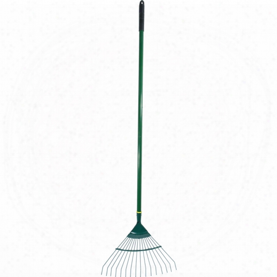 Rutland C/s Lawn Rake Rubber Grip Aluminium Shaft