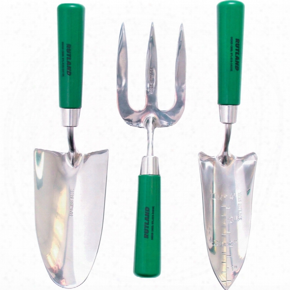 Rutland St/st Trowel Set 3-pce Plastic Handled
