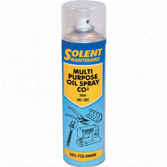 Solent Maintenance Sm3b-500c Multi-purpose Oil Spray Co2 500ml