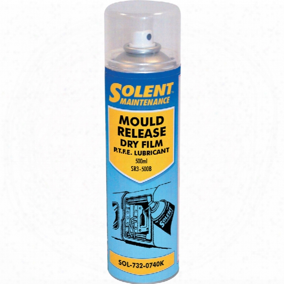 Solent Maintenance Sr3-500b Mould Release Dry Film Ptfe Spray 500ml