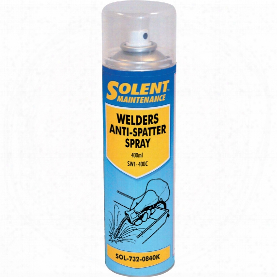 Solent Maintenance Sw1-400c Welders Anti-patter Spray 400gm
