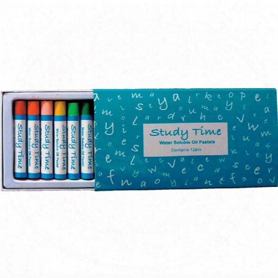 Study Time Jumbo Water Soluble Pastels (ass. Pack 12)