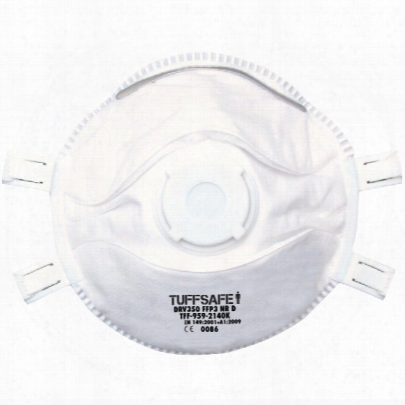 Tuffsafe Drv350 Ffp3 Valved Particulate Resp, Mask (pk-5)