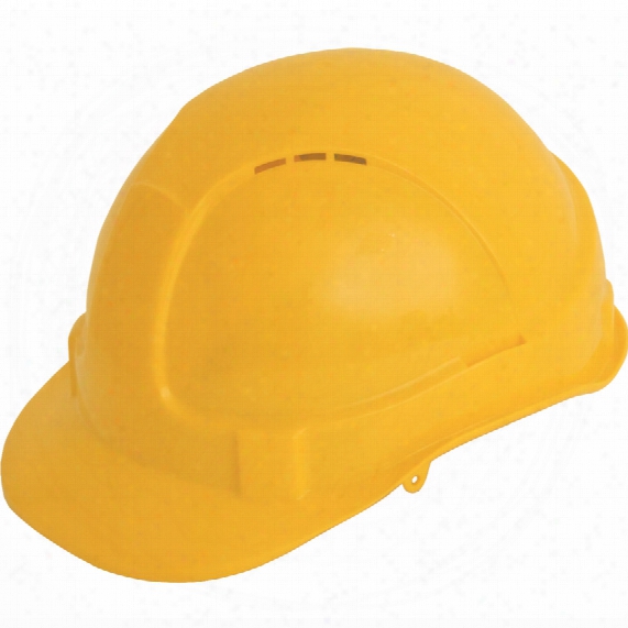 Tuffsafe Vented Comfort Fit Safety Helmet Saturn Yellow