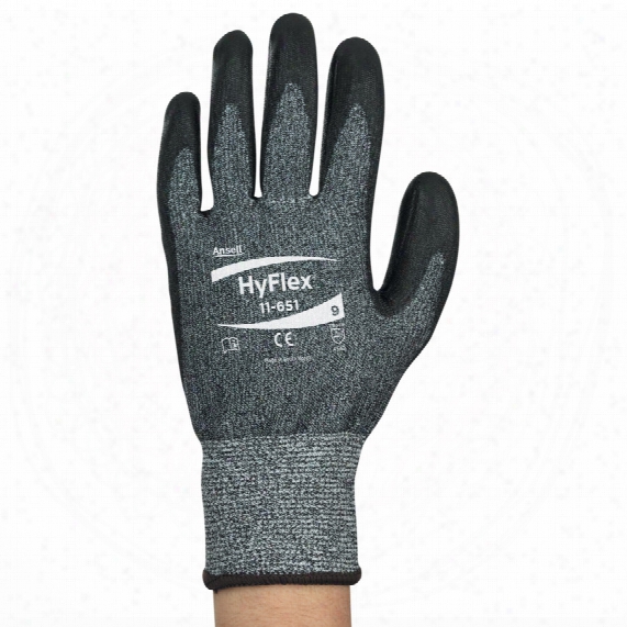 Ansell 11-651 Hyflex Cut Resistant Gloves Sz-9