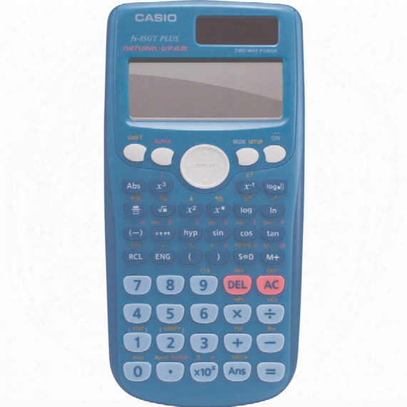 Casio Twin Powered Scientific Calculator Blue