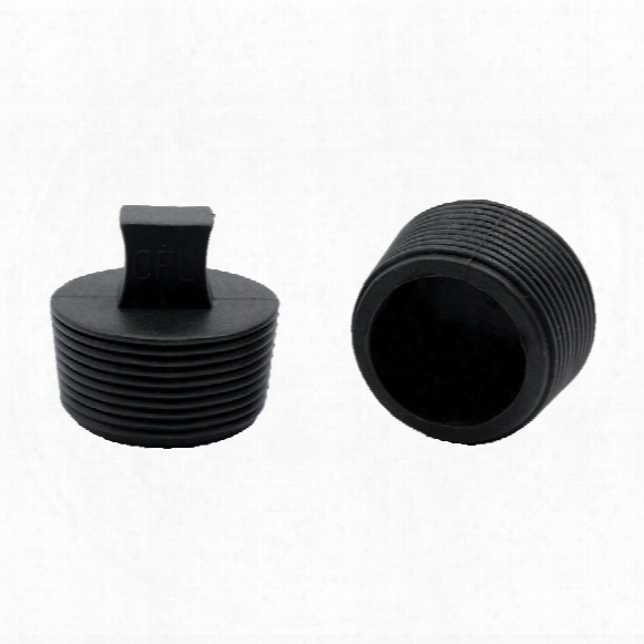 Component Force Flangeless Plug Black 6.00mm - 4.00mm (pk-50)