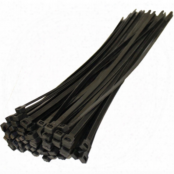 Edison Black Cable Ties 4.8x200mm (pk-100)