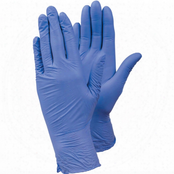 Ejendals 843 Tegera Purple Nitrile Disposable Gloves - Size 9