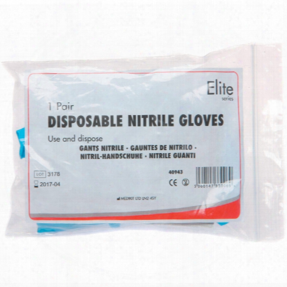 Medikit 40943 Nitrile Disposable Gloves