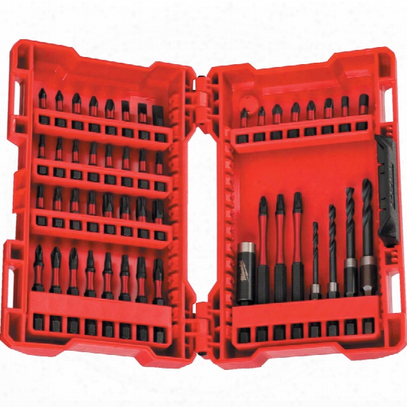 Milwaukee 4932430906 Shockwave Impact Driver Bit Set 48-pce