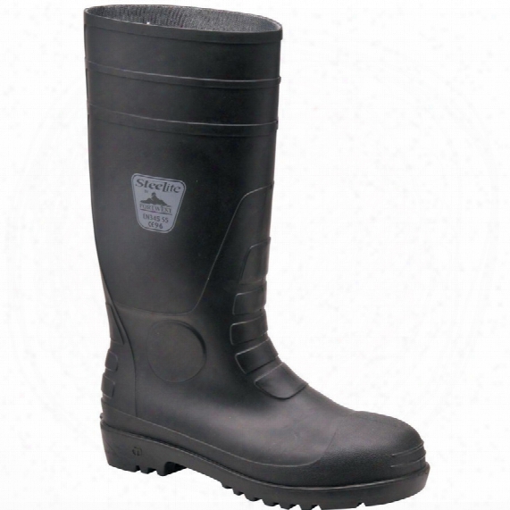 Portwest Fw95 Safety Wellington Black Size 7