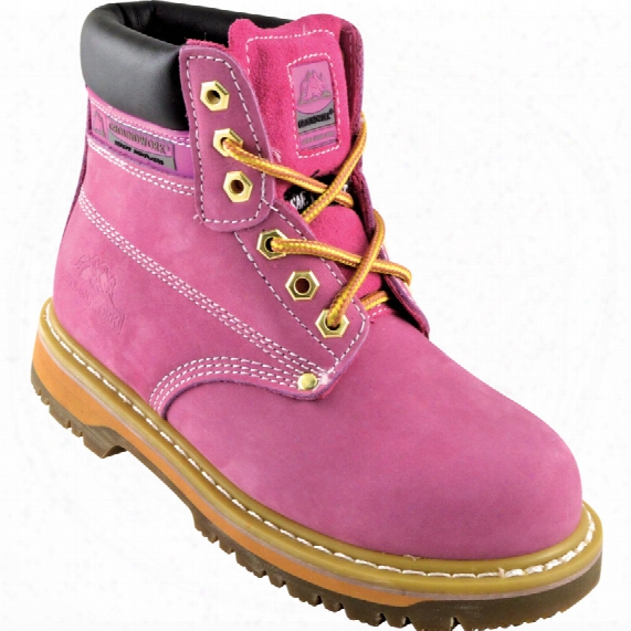 Sk21 Ladies Pink Safety Boots - Size 3