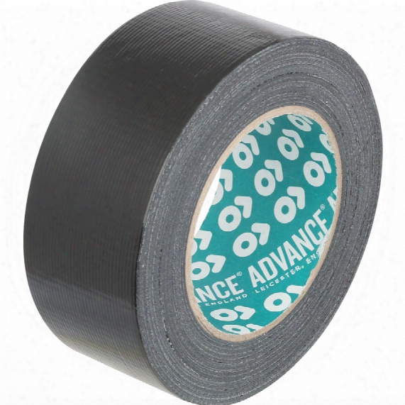 Advance At169 25mmx50m Black Poly Cloth Tape