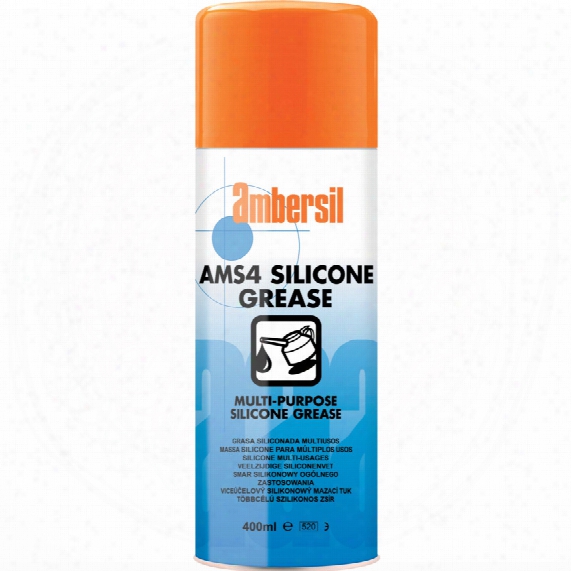Ambersil Ams4 Silicone Grease Spray 400ml