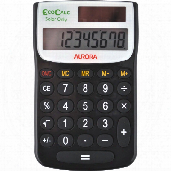 Aurora Ec101 Pocket Recycled Calculator