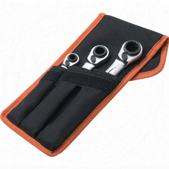 Bahco S4rm/3t 3pc Reversible Ratchet Spanner Set