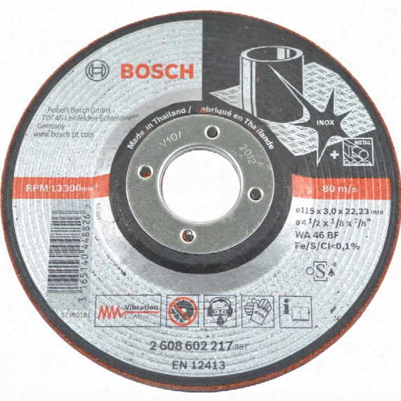 Bosch 2608602217 115x22.23x3.0mm Semi Flex Grinding Disc