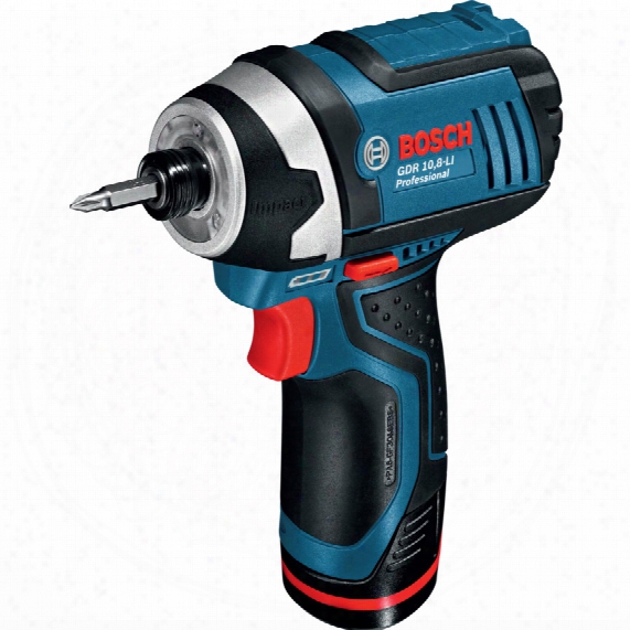Bosch Gdr 10.8lin Impact Driver Body Only L Box-inlay