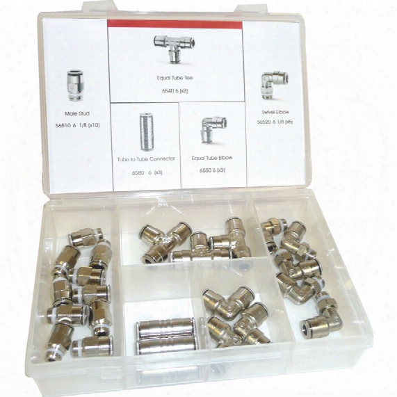 Camozzi Fittingsbox 6mm Brass Fittings