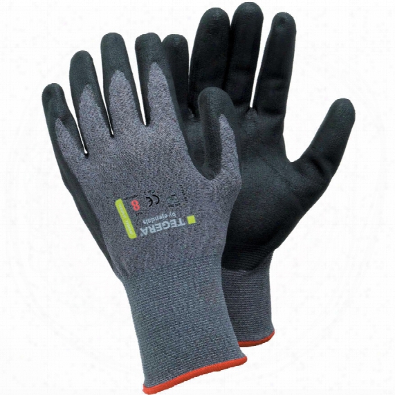 Ejendals 873 Tegera Palm Coated Grey/black Gloves - Size 9