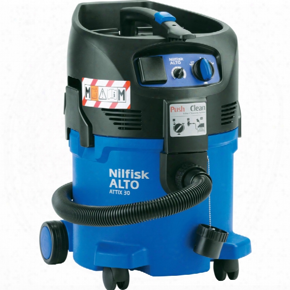 Nilfisk Alto Attix 30-0h Pc Wet & Dry Vacuum Cleaner 110v