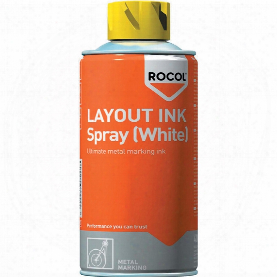 Rocol Layout Metal Marking Ink Spray (white) 400ml