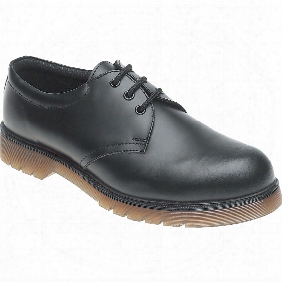 Toesavers Black Pvc Air Cushioned Safety Shoe Size 6-ac02