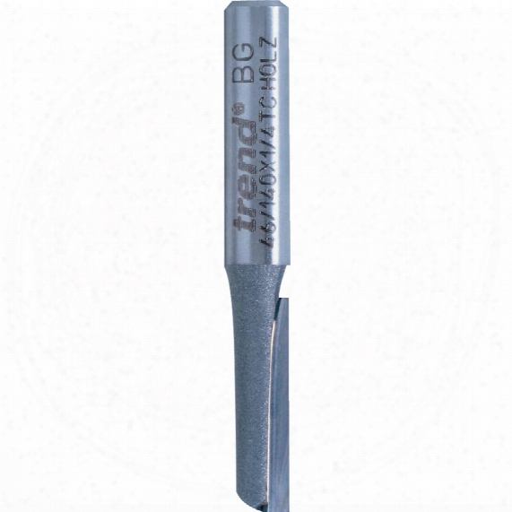 Trend 2/3 1/4" Tc 1fl 4.0mm Straight Cutter