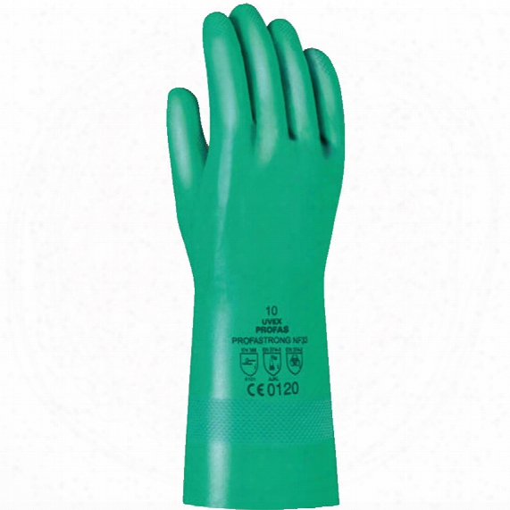 Uvex Nf33 Profastrong Green Gloves Size 8
