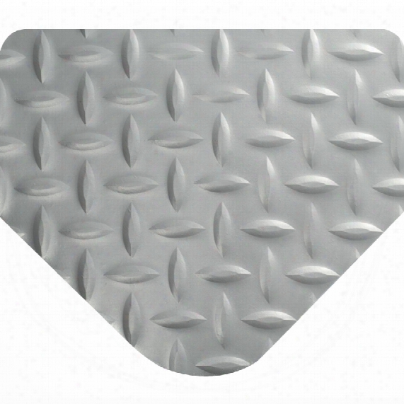 Wearwell 415.916x3x5gy Diamond-plate Spongecote Grey Mat 0.91m X 1.52m X 14mm